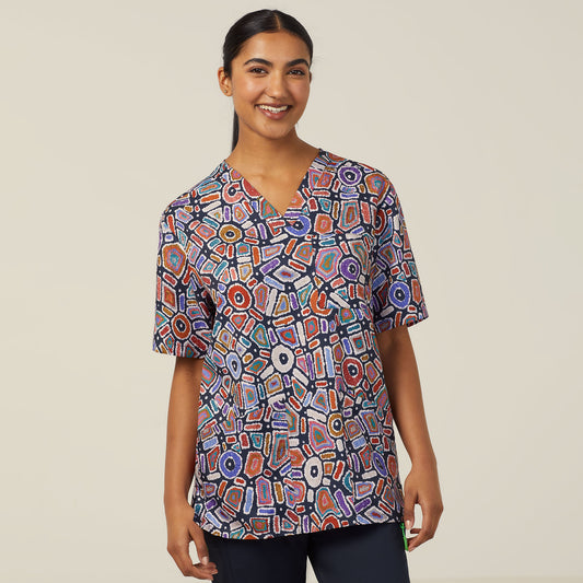 Unisex Water Dreaming Scrub Top - CATRG9